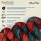 KnitPro Symfonie Premium Hand Dyed Yarn Merino Wool| Bella Variegated Colors